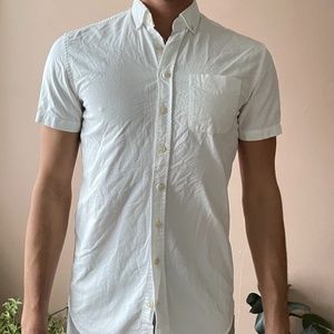 Frank+Oak Mens white button down T